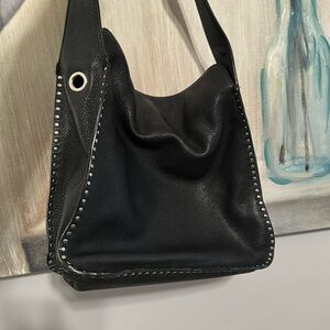 Black Leather Michael Kors Purse